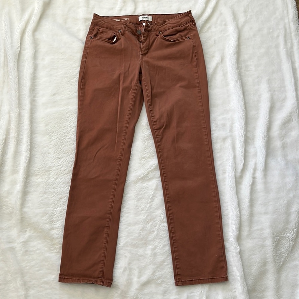 Sonoma Slim Straight pants rust colored size 10